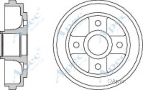 APEC BRAKING DRM9937 Гальмівний барабан