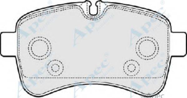 APEC BRAKING PAD1608 Комплект гальмівних колодок, дискове гальмо