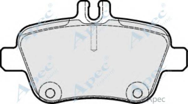 APEC BRAKING PAD1851 Комплект гальмівних колодок, дискове гальмо