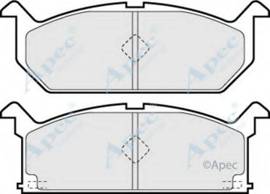 APEC BRAKING PAD526 Комплект гальмівних колодок, дискове гальмо