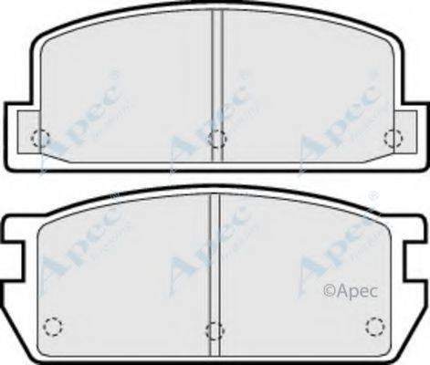 APEC BRAKING PAD571 Комплект гальмівних колодок, дискове гальмо