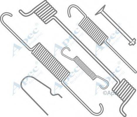 APEC BRAKING KIT718 Комплектуючі, гальмівна колодка