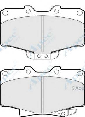 APEC BRAKING PAD926 Комплект гальмівних колодок, дискове гальмо