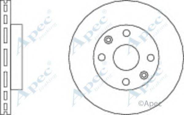 APEC BRAKING DSK2286 гальмівний диск