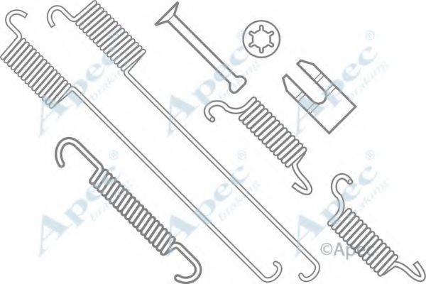 APEC BRAKING KIT786 Комплектуючі, гальмівна колодка