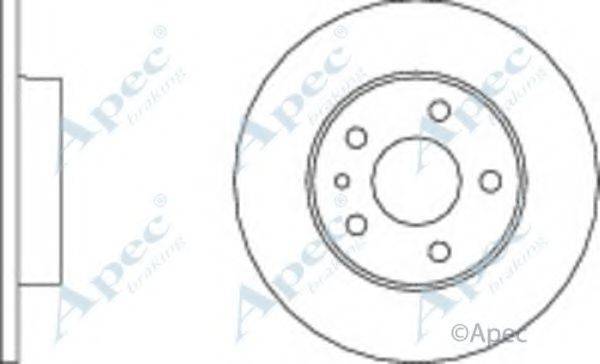 APEC BRAKING DSK254 гальмівний диск