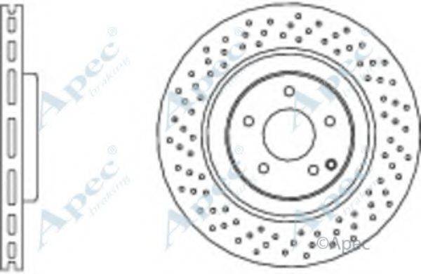 APEC BRAKING DSK2544 гальмівний диск