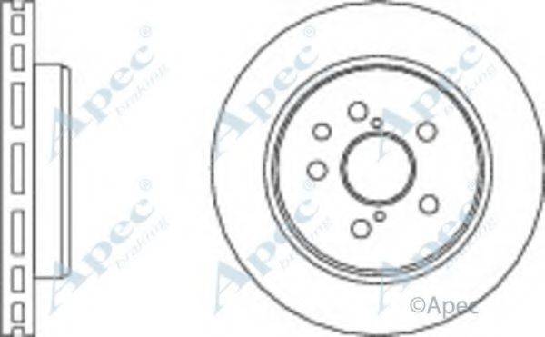 APEC BRAKING DSK2558 гальмівний диск