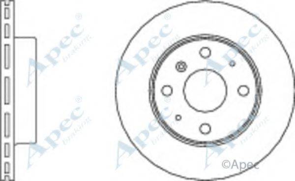 APEC BRAKING DSK237 гальмівний диск