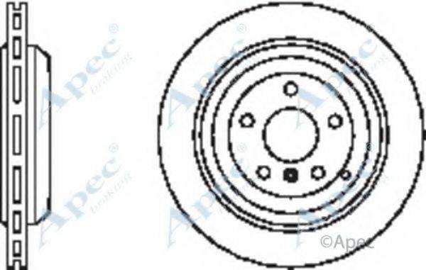 APEC BRAKING DSK2384 гальмівний диск