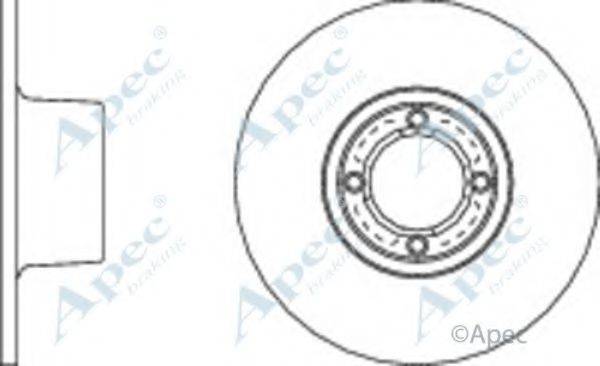 APEC BRAKING DSK239 гальмівний диск