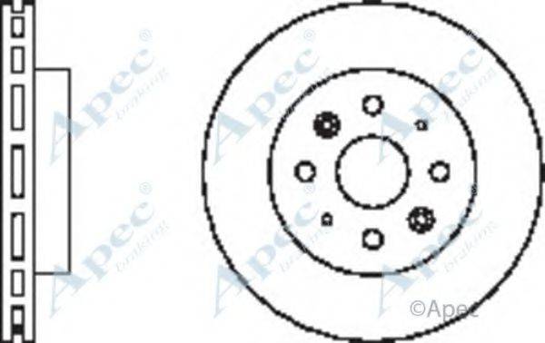 APEC BRAKING DSK2440 гальмівний диск