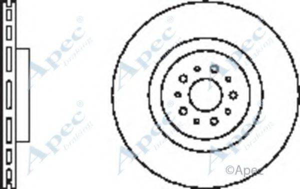 APEC BRAKING DSK2458 гальмівний диск