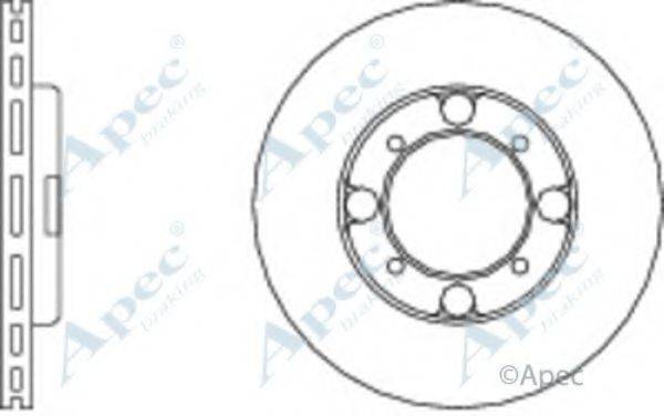 APEC BRAKING DSK172 гальмівний диск