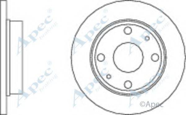 APEC BRAKING DSK2047 гальмівний диск