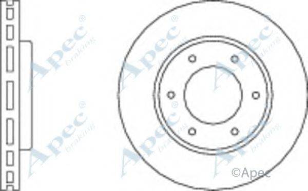 APEC BRAKING DSK2049 гальмівний диск