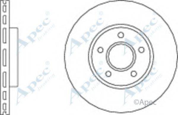 APEC BRAKING DSK2179 гальмівний диск