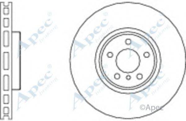 APEC BRAKING DSK2602 гальмівний диск