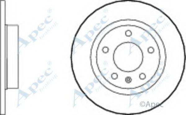 APEC BRAKING DSK2620 гальмівний диск