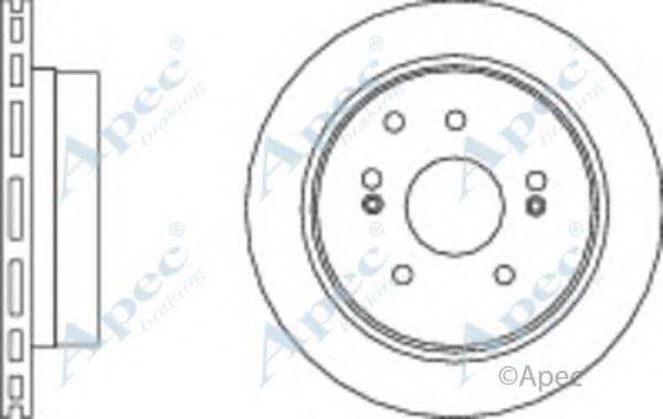 APEC BRAKING DSK2710 гальмівний диск