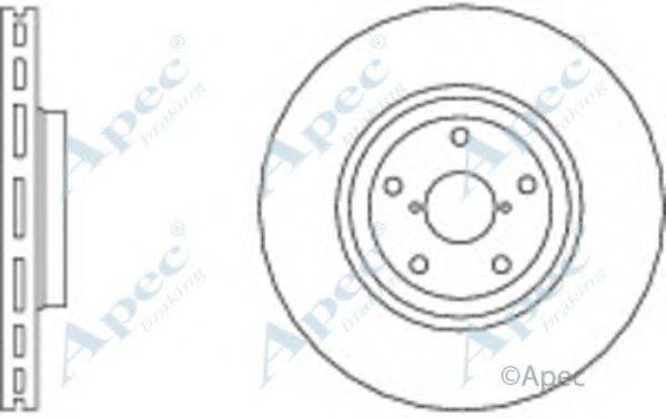 APEC BRAKING DSK2750 гальмівний диск