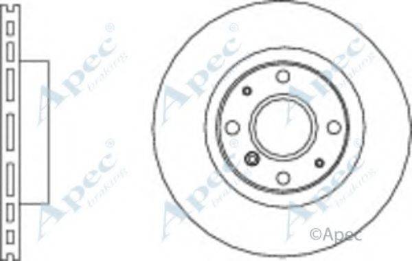 APEC BRAKING DSK2773 гальмівний диск