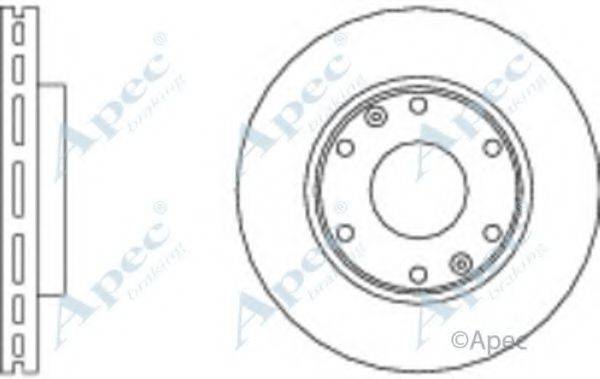 APEC BRAKING DSK2786 гальмівний диск