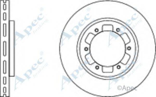 APEC BRAKING DSK2906 гальмівний диск