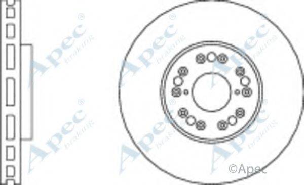 APEC BRAKING DSK316 гальмівний диск