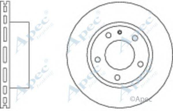 APEC BRAKING DSK527 гальмівний диск