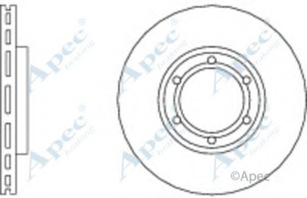 APEC BRAKING DSK618 гальмівний диск