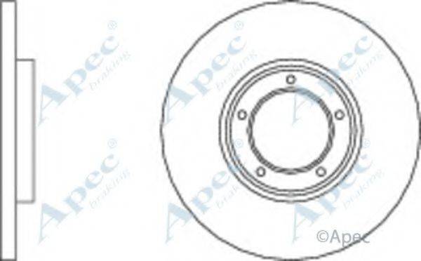 APEC BRAKING DSK620 гальмівний диск