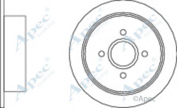 APEC BRAKING DSK635 гальмівний диск