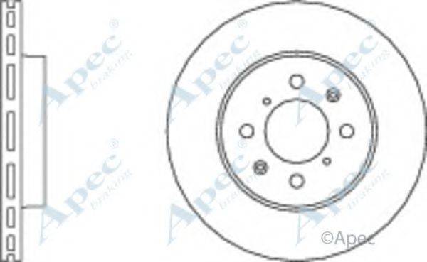 APEC BRAKING DSK668 гальмівний диск