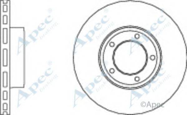 APEC BRAKING DSK695 гальмівний диск