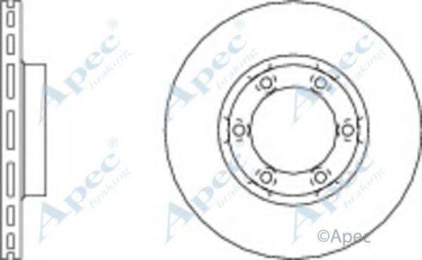 APEC BRAKING DSK733 гальмівний диск