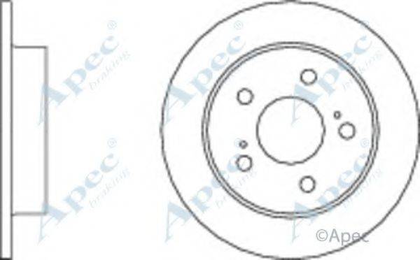 APEC BRAKING DSK752 гальмівний диск