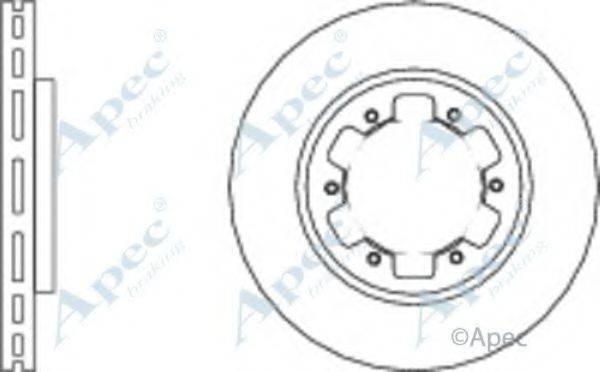 APEC BRAKING DSK772 гальмівний диск