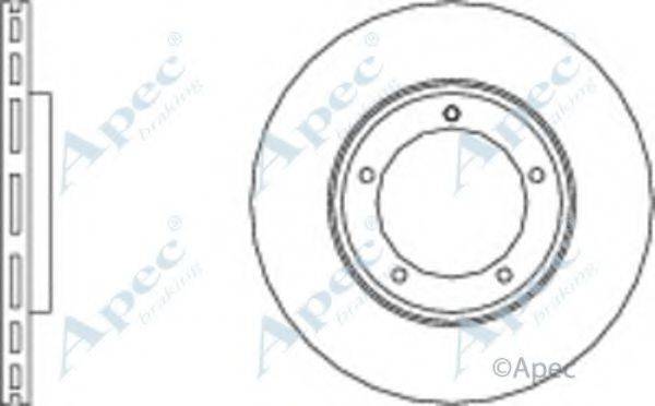 APEC BRAKING DSK783 гальмівний диск