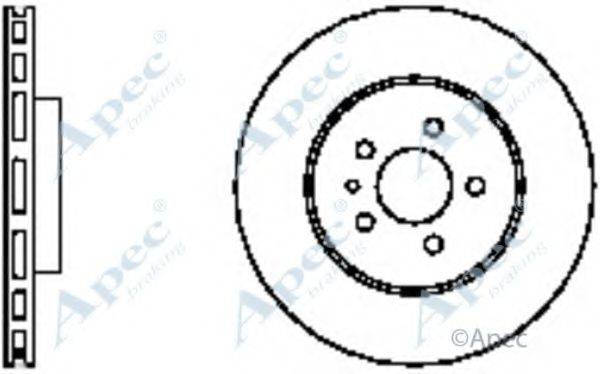 APEC BRAKING DSK788 гальмівний диск