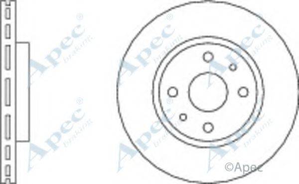 APEC BRAKING DSK822 гальмівний диск