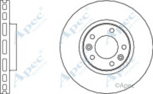 APEC BRAKING DSK824 гальмівний диск