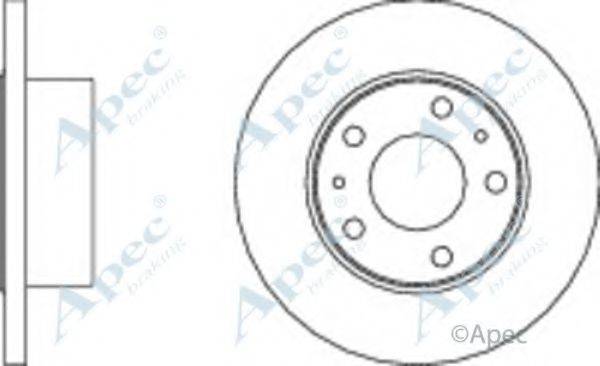 APEC BRAKING DSK833 гальмівний диск