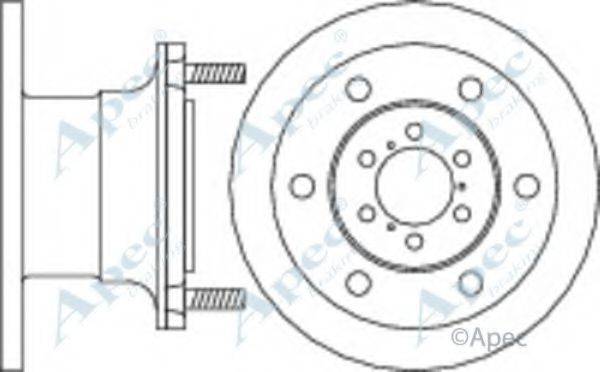 APEC BRAKING DSK912 гальмівний диск