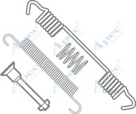 APEC BRAKING KIT639 Комплектуючі, гальмівна колодка