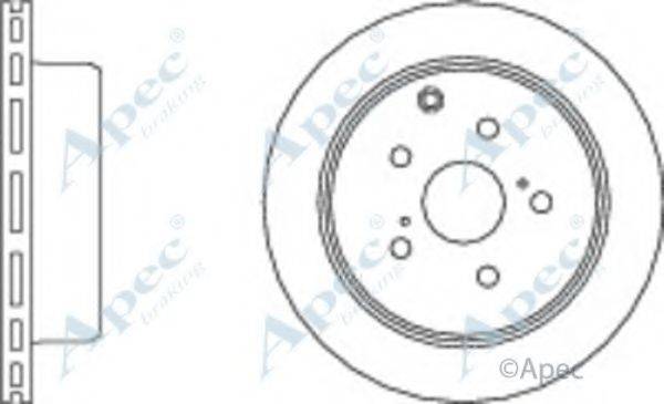 APEC BRAKING DSK937 гальмівний диск