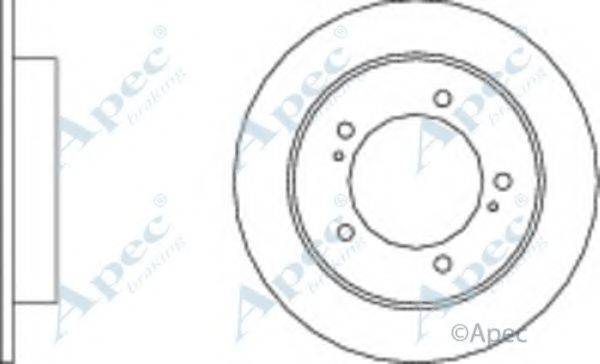 APEC BRAKING DSK943 гальмівний диск