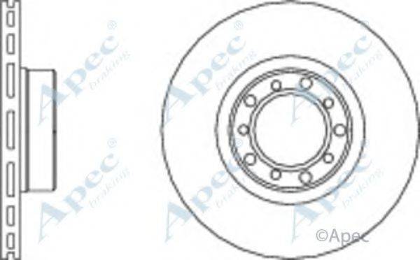 APEC BRAKING DSK954 гальмівний диск