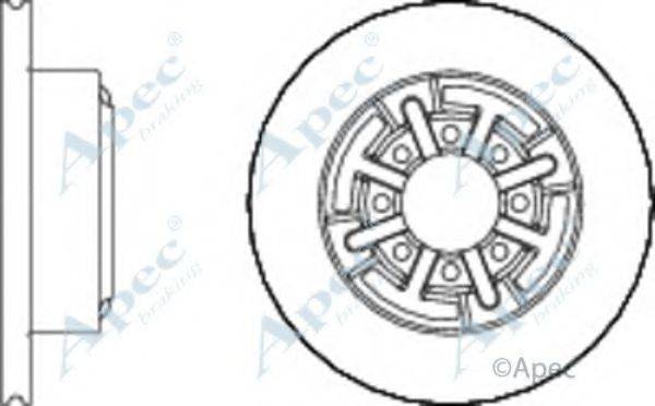 APEC BRAKING DSK959 гальмівний диск