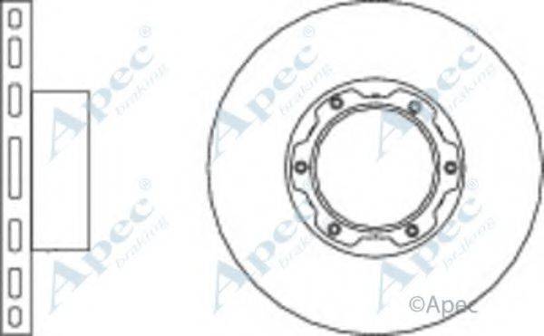 APEC BRAKING DSK2032 гальмівний диск